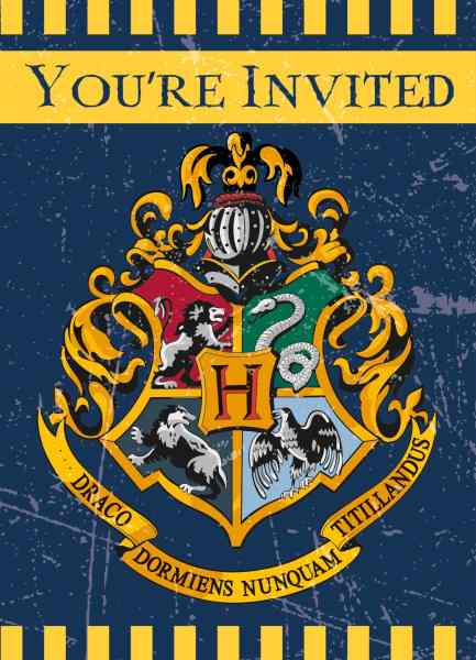 Einladung Harry Potter, 8 St. - VE 12